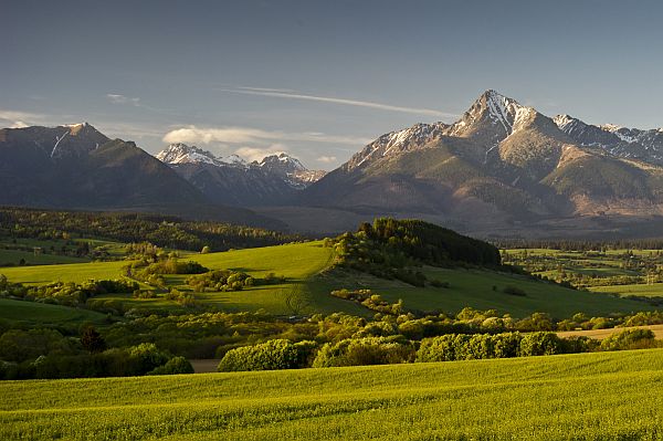 Pohled na Vysoké Tatry.